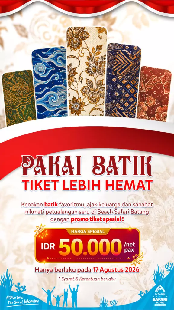 4. Promo Pakai Batik Tiket Lebih Hemat