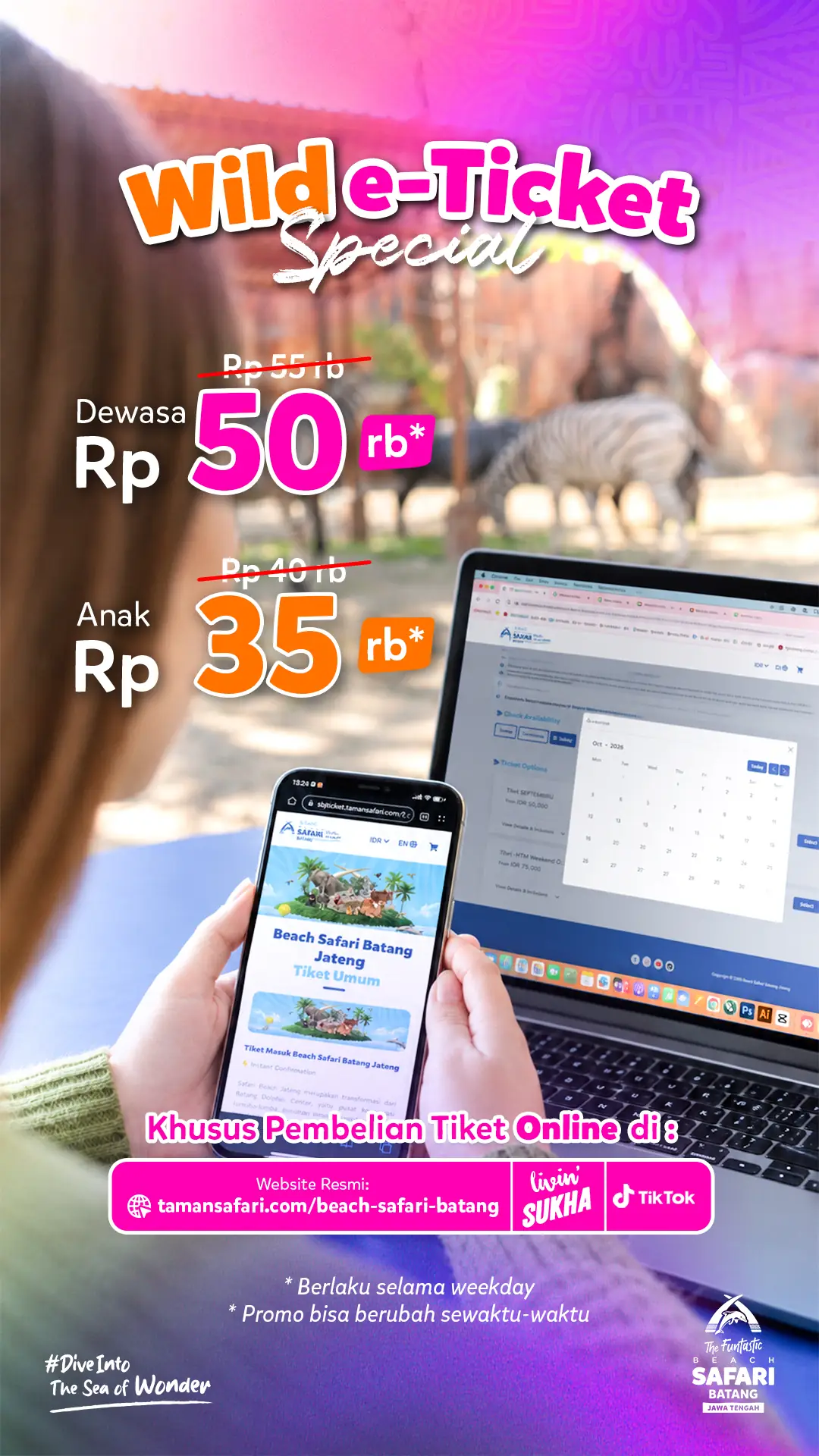 2. wild e ticket spesial