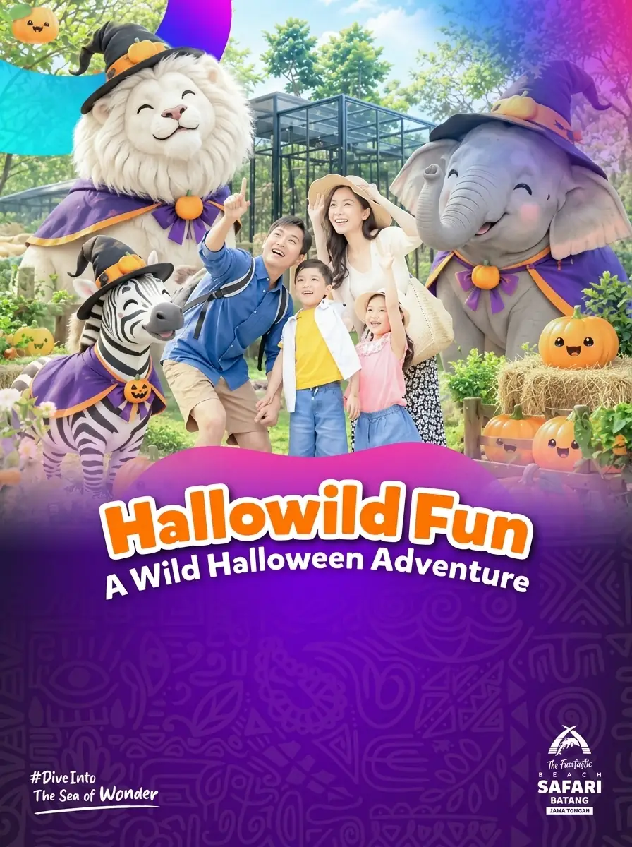 🎃 Hallowild Fun di Beach Safari Batang!