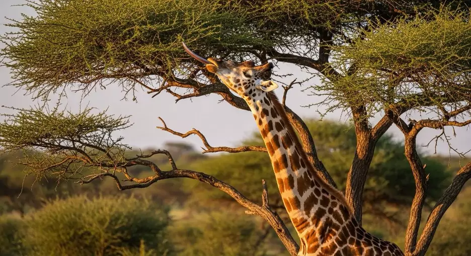 jerapah-pemakan-tumbuhan